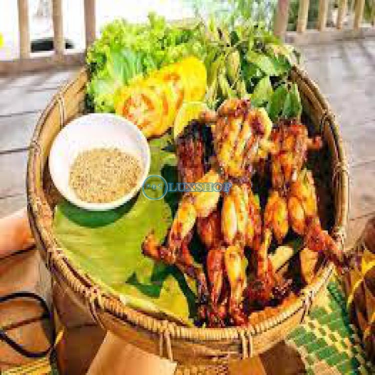 កង្កែបអាំងអំបិលម្ទេស