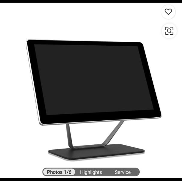 Machine POS system single screen