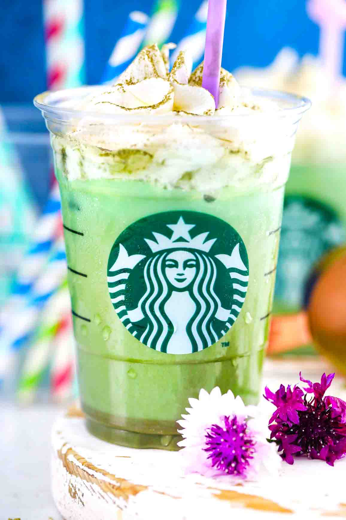green tea frappe